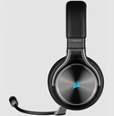 CORSAIR VIRTUOSO RGB WIRELESS SE - CONEXION 3.5MM, USB,USB TYPE C,SLIPSTREAM WIRELESS / PLACA DE ALUMINIO / CAP DE MICROFONO 9,5MM / COMPATIBLE WITH P