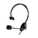 GENIUS HS-100U / AUDIFONO CON MICROFONO PARA CALL CENTER / CONEXION USB / COLOR NEGRO