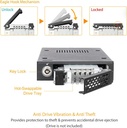 ICY DOCK TOUGHARMOR MB991IK-B (SAS DUAL CHANNEL / SATA) - 2.5 HD & SSD MOBILE RACK FOR 3.5 DEVICE BAY