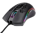 REDRAGON STORM ELITE M988 RGB / MOUSE GAMER RGB / SENSOR 3389 PIXART / 8 BOTONES PROGRAMABLES / 32,000DPI / PESO 85G / COLOR NEGRO