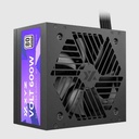 XYZ VOLT / FUENTE DE PODER DE 600W / 80+ WHITE / CABLES PLANOS / PFC ACTIVO / ABANICO SILENCIOSO DE 120MM / CAPACITORES TEAPO