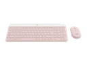 LOGITECH SLIM COMBO MK470 (ROSE) /TECLADO MULTIMEDIA Y RATÓN ÓPTICO INALÁMBRICOS / RECEPTOR USB / NEGRO / ESPAÑOL