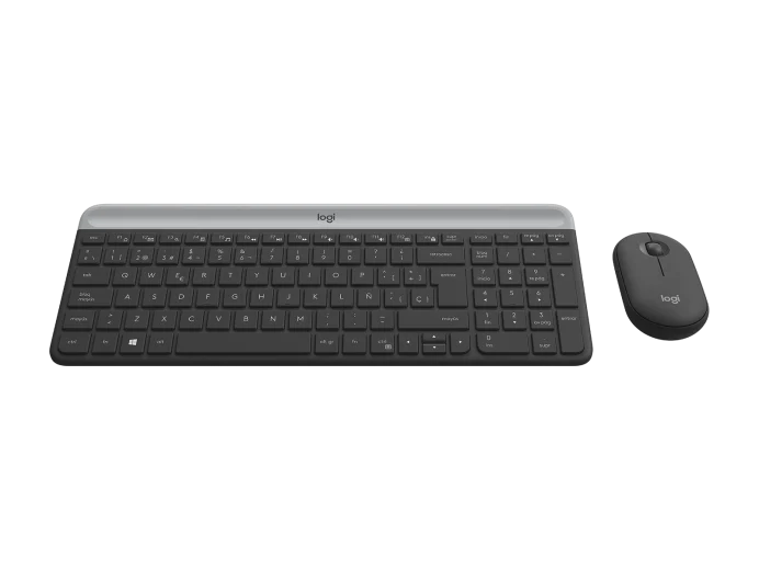 LOGITECH SLIM COMBO MK470 / TECLADO MULTIMEDIA Y RATÓN ÓPTICO INALÁMBRICOS / RECEPTOR USB / NEGRO / ESPAÑOL