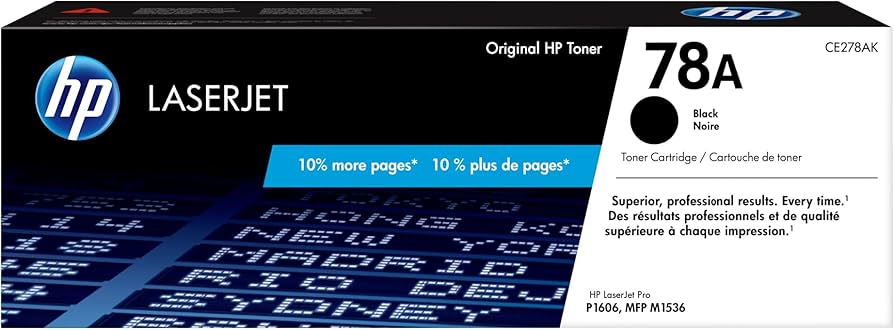 TONER LASER JETHP 78A 