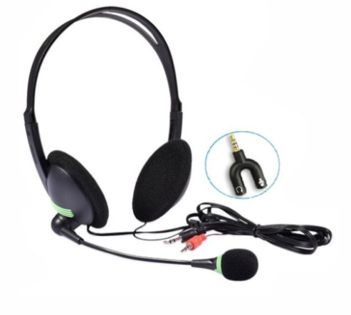 KINGMOX DSY-AP100A / AUDIFONO ALAMBRICO / CON MICROFONO / 3.5MM / INCLUYE ADAPTADOR DE UNION AUXILIAR