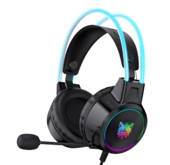 ONIKUMA X15 PRO - AUDIFONO GAMING RGB / 40MM / USB 2.0 / 3.5 CONECTOR / 2METROS / COLOR NEGRO
