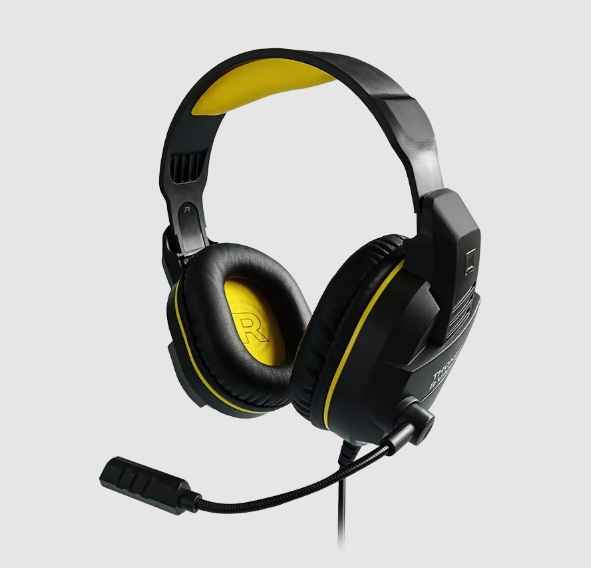 THONET & VANDER VX70 / AUDIFONO GAMING CON MICROFONO / CONEXION 3.5MM / CONTROL DE VOLUMEN / DRIVER DE 40MM / COLOR NEGRO/AMARILLO