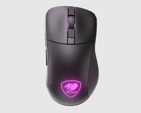 COUGAR SURPASSION RX / MOUSE GAMING INALAMBRICO RGB / 13 EFECTOS DE COLORES / SENSOR PIXART OPTICO / 7200 DPI / 1000HZ POLLING / BOTONES CUSTOMIZADO