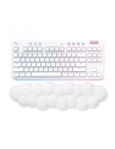 LOGITECH G715 TKL (BLANCO) / TECLADO MECANICO THE AURO COLLECTION / CONEXION INALAMBRICA LIGHTSPEED / SWITCH TACTILE / IDIOMA INGLES