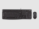 LOGITECH MK120 - TECLADO & RATÓN ÓPTICO / RESISTENTE A SALPICADURAS / INGLES / NEGRO / USB