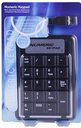 KINGMOX K015 - TECLADO NUMERICO USB 2.0 / 19 BOTONES / COMPATIBLE CON PC Y MAC / NEGRO