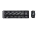 LOGITECH WIRELESS DESKTOP MK220 - COMPACTA COMBINACIÓN DE TECLADO Y RATÓN / INALÁMBRICOS / RECEPTOR USB / NEGRO / ESPAÑOL