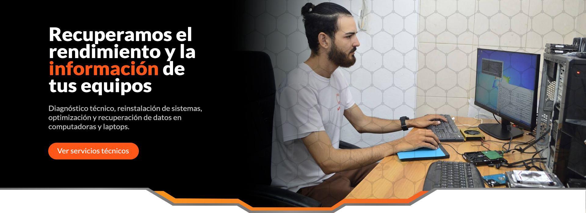 Recuperamos el rendimiento y la información de tus equipos Recuperamos el rendimiento y la información de tus equipos