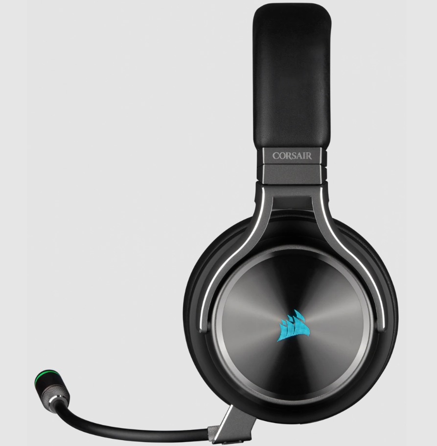 CORSAIR VIRTUOSO RGB WIRELESS SE - CONEXION 3.5MM, USB,USB TYPE C,SLIPSTREAM WIRELESS / PLACA DE ALUMINIO / CAP DE MICROFONO 9,5MM / COMPATIBLE WITH P