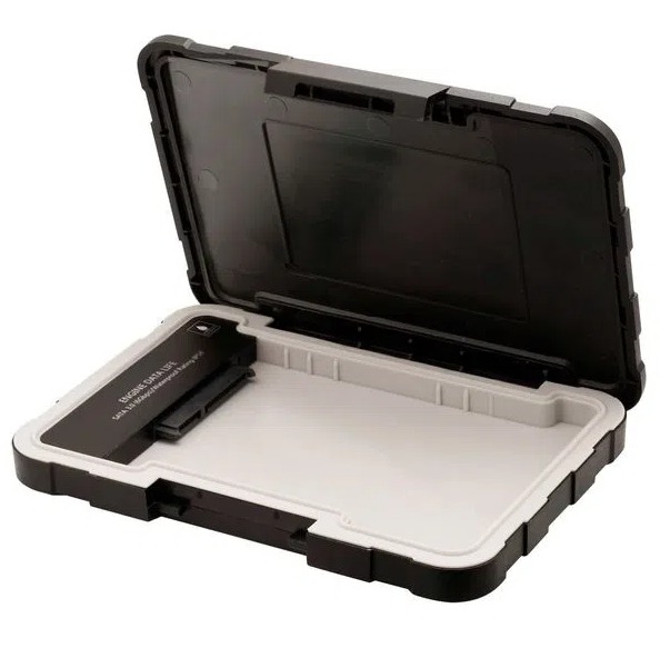 A-DATA ED600 - 2.5 CAJA EXTERNA USB 3.1 HDD/SSD DURABLE / RESISTENTE A GOLPE, VIBRACION, POLVO, AGUA / COLOR NEGRO