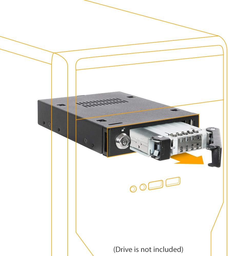 ICY DOCK TOUGHARMOR MB991IK-B (SAS DUAL CHANNEL / SATA) - 2.5 HD & SSD MOBILE RACK FOR 3.5 DEVICE BAY