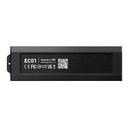 TEAMGROUP ENCLOSURE EC01 / CAJA EXTERNA PARA M.2 NVME PCI-E / LECTURA HASTA 10GBPS / USB 3.2 GEN2 TIPO C / LED INDICADOR