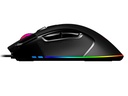 VIPER GAMING V551 RGB / RATON GAMING CON SENSOR OPTICO PIXART/ 6.2K DPI / CABLE USB / COLOR NEGRO