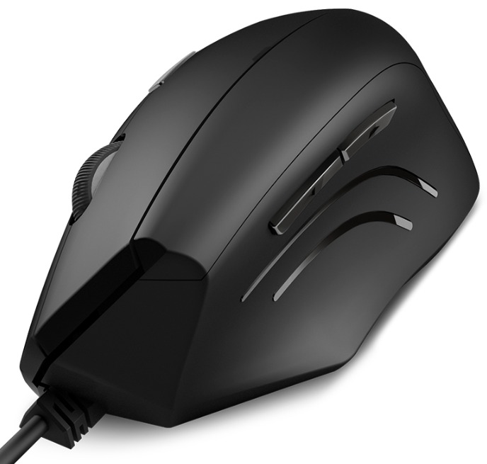 KLIP EXTREME KMO-505 KREST - MOUSE VERTICAL ERGONOMICO BUSINESS / 6 BOTONES / USB 2.0 / 1.8M / COLOR NEGRO