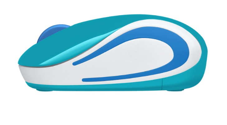 LOGITECH M187 MINI - RATON INALAMBRICO / COLOR VERDE AZULADO