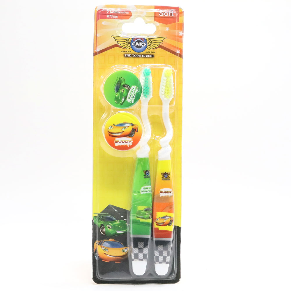 CEPILLO DENTAL CARS+COVER 4 PZA