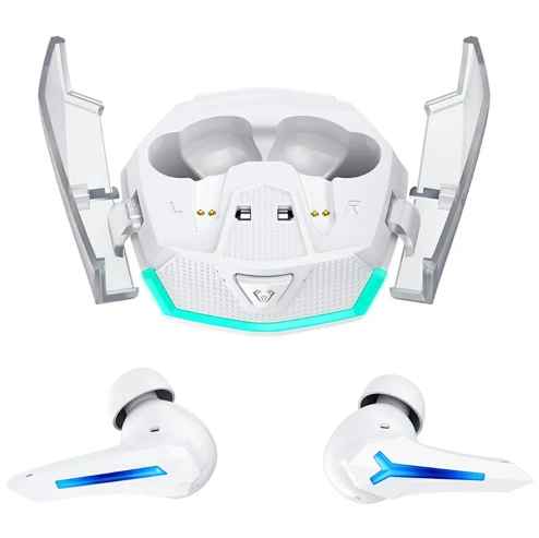 CELEBRAT W54 BLANCO / AURICULARES GAMING BLUETOOTH / SUPRESION DE RUIDO AMBIENTAL ACTIVA / HASTA 6.5 HORAS DE USO / BASE DE CARGA TIPO-C CELEBRAT W54