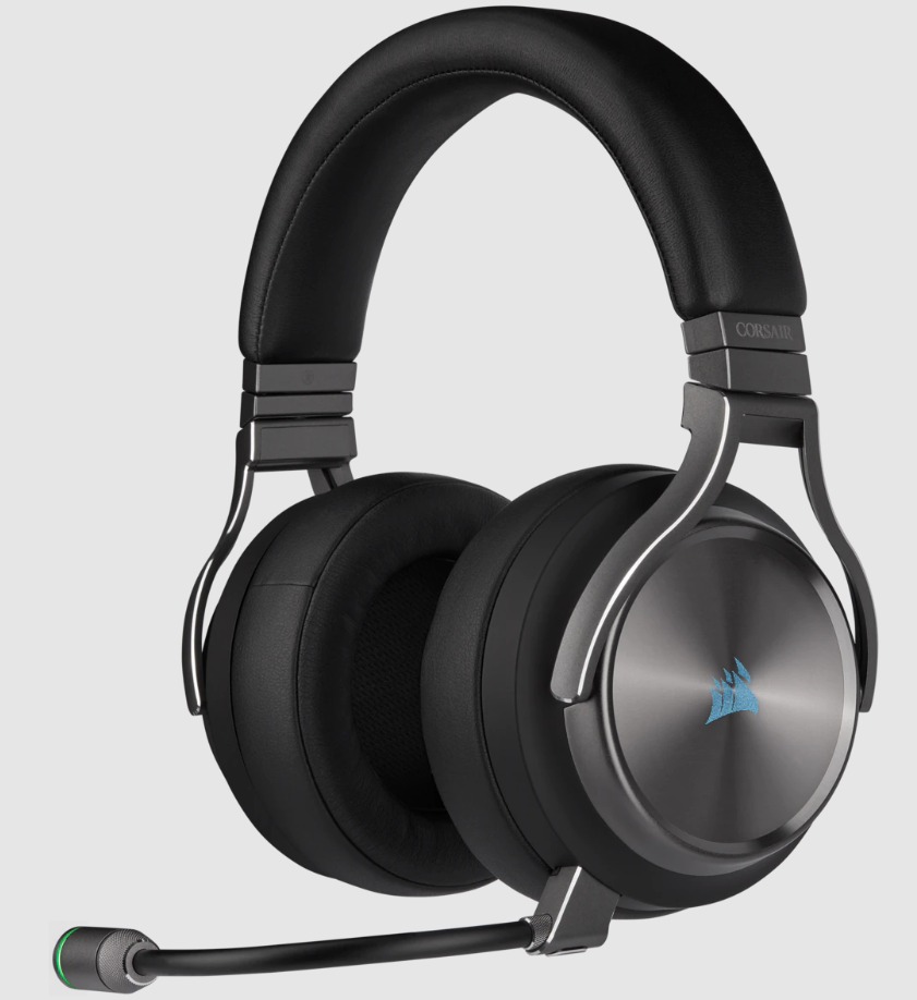 CORSAIR VIRTUOSO RGB WIRELESS SE - CONEXION 3.5MM, USB,USB TYPE C,SLIPSTREAM WIRELESS / PLACA DE ALUMINIO / CAP DE MICROFONO 9,5MM / COMPATIBLE WITH P