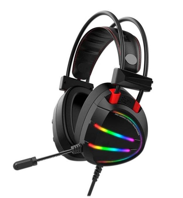 EAGLE WARRIOR QUIMERA / AUDIFONO Y MICROFONO GAMING RGB / CONEXION USB / LONGITUD DE CABLE 2.2M