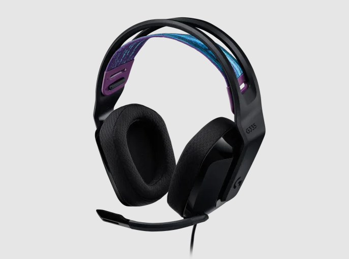 LOGITECH G335 NEGRO / AUDIFONO Y MICROFONO ALAMBRICO / CABLE 3.5MM / DTS / COMPATIBLE CON PC, PS4, XBOX, NINTENDO