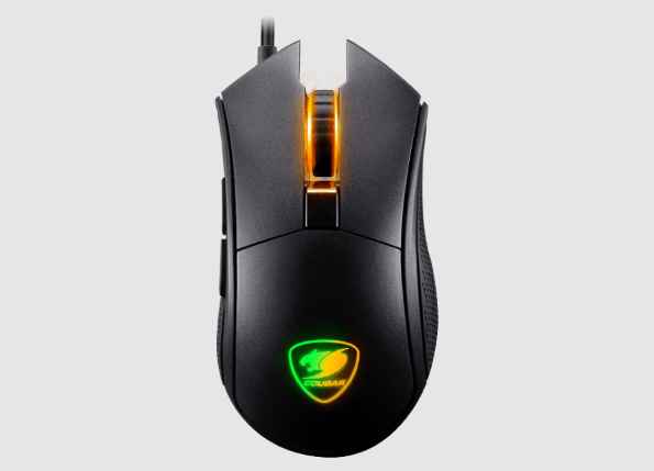 COUGAR REVENGER S - MOUSE GAMING CON SENSOR PIXART OPTICAL / 12000DPI / FPS, MMORPG, MOBA, RTS / 2000HZ / 6 BOTON / USB 2.0 1.8,M / 94G