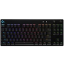 LOGITECH PRO / TECLADO MECANICO TKL / TECLAS GX BLUE CLICKY / LIGHTSYNC RGB LIGHTING / 12 TECLAS PROGRAMABLE / IDIOMA INGLES