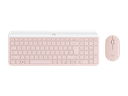 LOGITECH SLIM COMBO MK470 (ROSE) /TECLADO MULTIMEDIA Y RATÓN ÓPTICO INALÁMBRICOS / RECEPTOR USB / NEGRO / ESPAÑOL