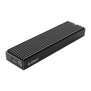 ORICO M2PV-C3 - ENCLOSURE SSD 10GBPS / M.2 NVME / USB 3.1 GEN2 TYPE C / M.2 2230, 2242, 2260, 2280 / NEGRO
